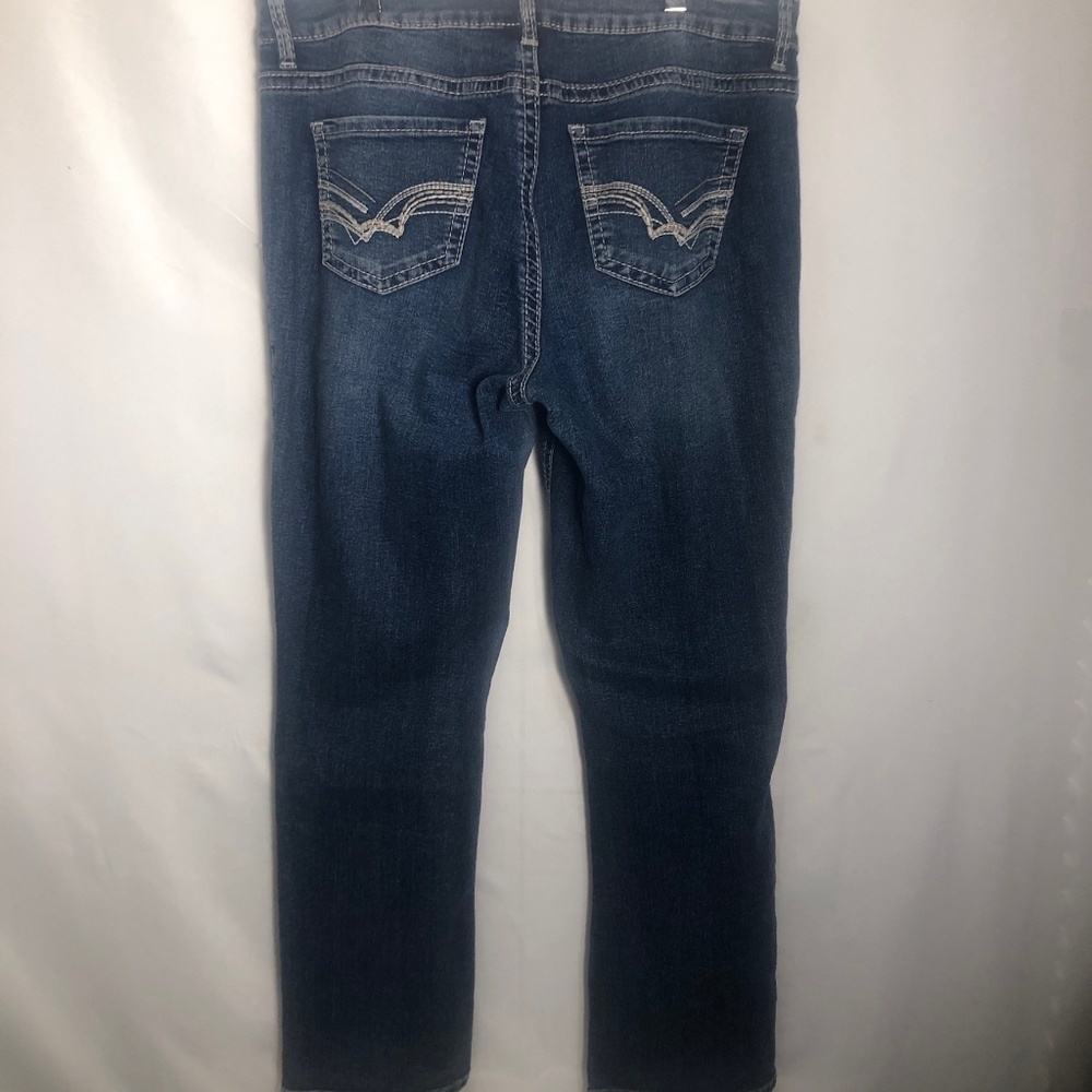 Womens Dark Denim Jeans. 36/30. Warehouse One. High Rise Straight. Like New.